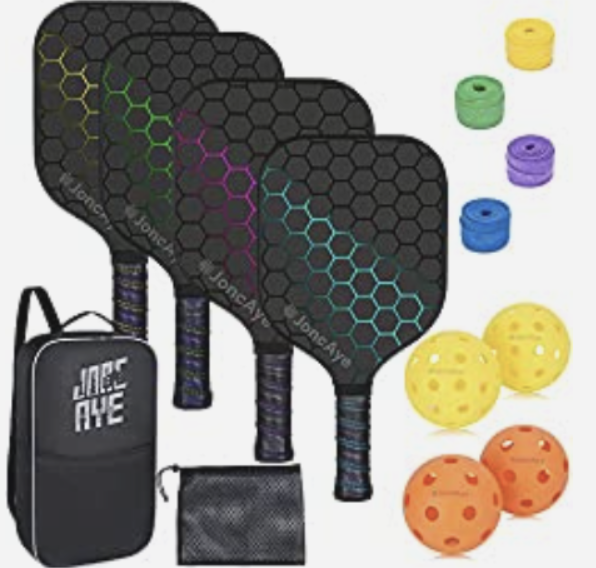 Joncaye Pickleball Paddle Set of 4-1