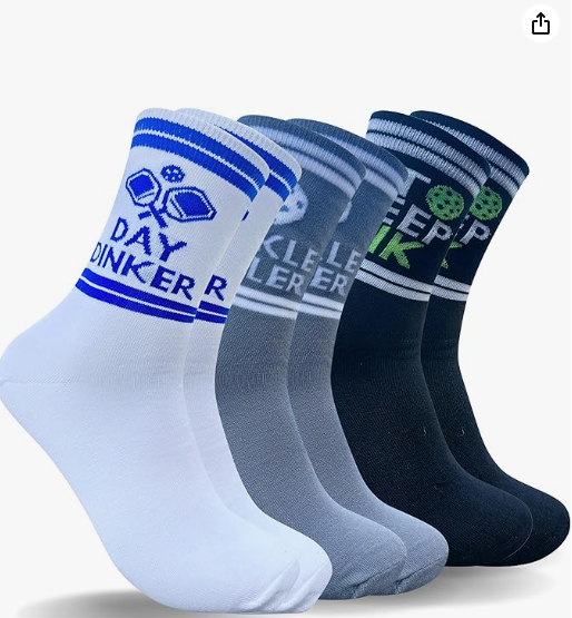 Monkey Stix 3 Pack Pickleball Socks